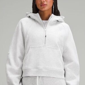 Scuba Oversized Half Zip Hoodie
